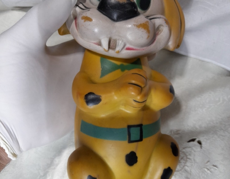 Antiguo Juguete 1960 tigre dienetes de sable Los Picapiedras de Hanna barbera 